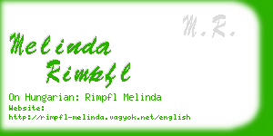 melinda rimpfl business card